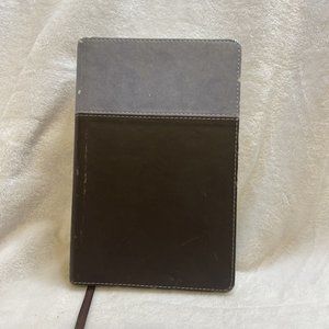 Holy Bible Zondervan NIV Gift Bible PURPLE Brown‎ Italian Duo-Tone
